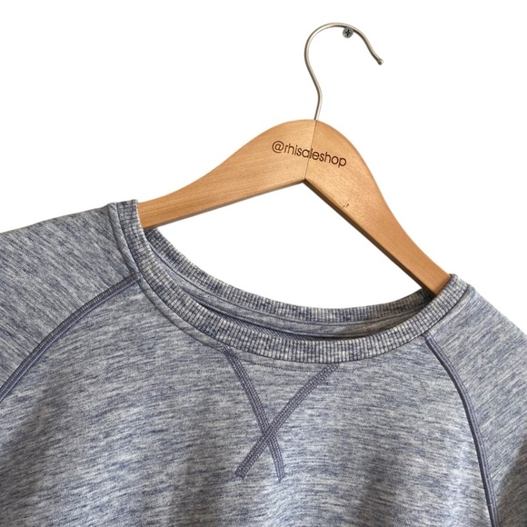 Lululemon Just Pleat it Crew Heathered Space Dyed Nimbus Sweatshirt - Picture 7 of 7